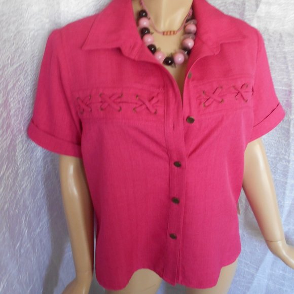 Nwt PATCHINGTON Indian Pink Jacket Top Sz M - Picture 3 of 7